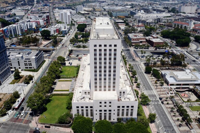 Courthouse building in the Los Angeles civic center, where county probate matters are heard