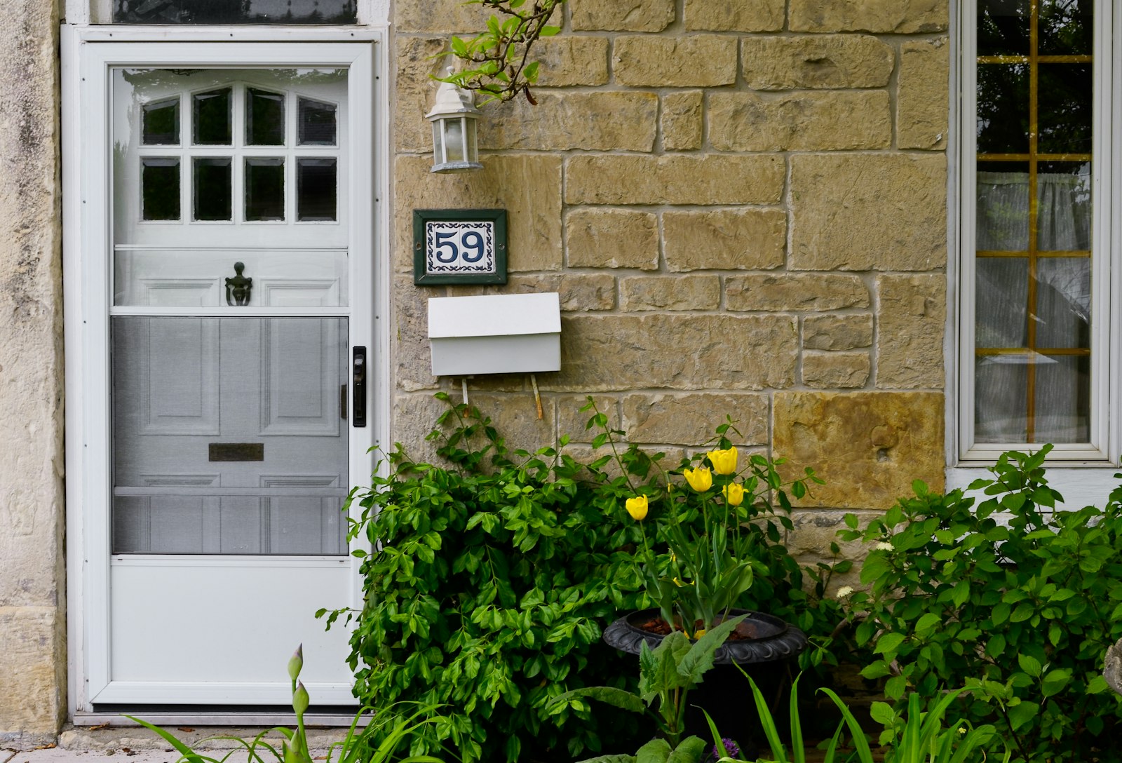Front door of a rental unit, where a California eviction notice must be properly served